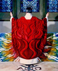 Lambeth Palace Chapel - Red Chasuble