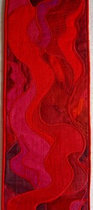Red Stole - detail of fire