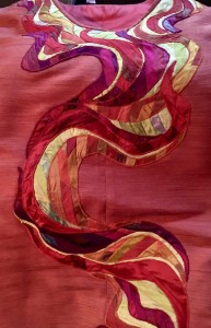 St Philip & St James’ Church, Leckhampton – Red Chasuble – detail