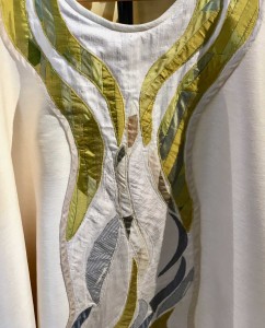 St Philip & St James’ Church, Leckhampton – White Chasuble – detail